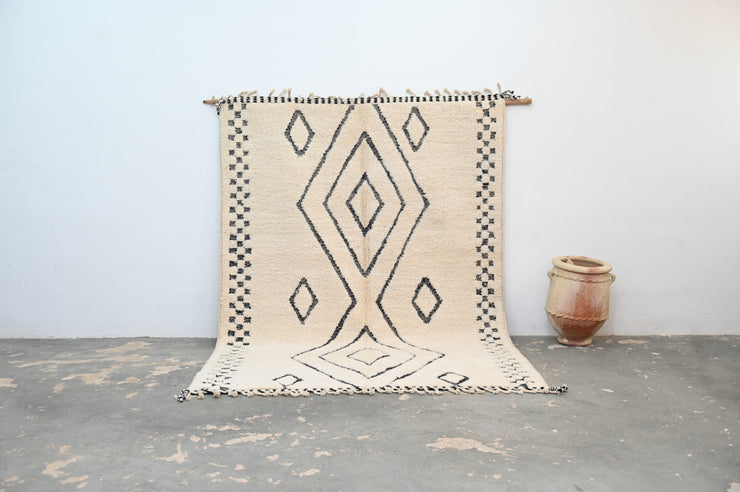 STOR Beni Ouarain Tæppe, 300 x 215 cm, GO-835