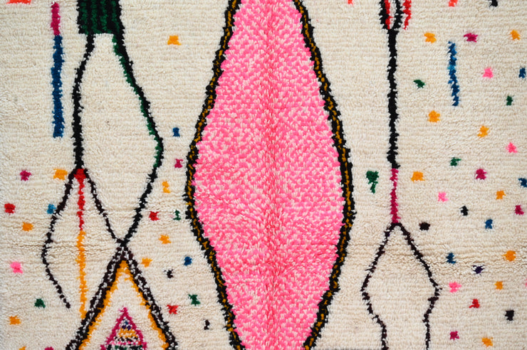 Tapis Azilal fait main, 245 x 145 cm, AZO-517