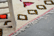 Tapis Azilal fait main, 245 x 145 cm, AZO-521