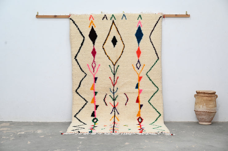 Tapis Azilal fait main, 255 x 145 cm, AZO-524