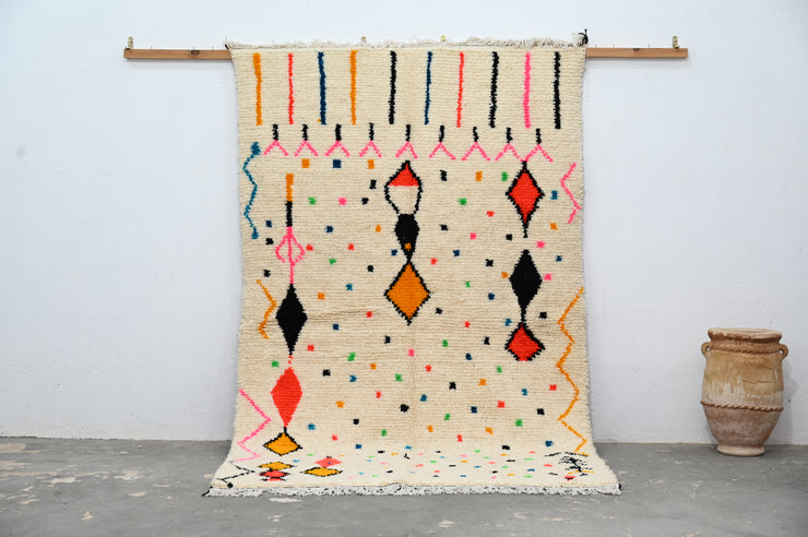 Tapis Azilal fait main, 250 x 155 cm, AZO-529