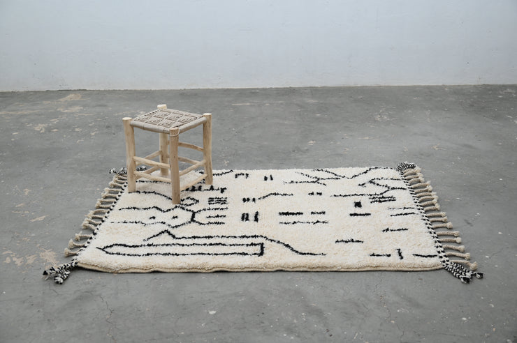 Beni Ouarain Rug, 155 x 110 cm, PO-417
