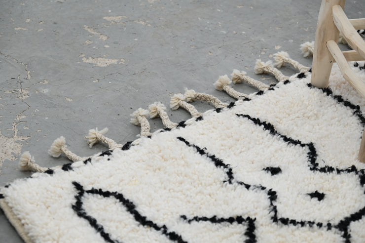 Beni Ouarain Rug, 155 x 110 cm, PO-417