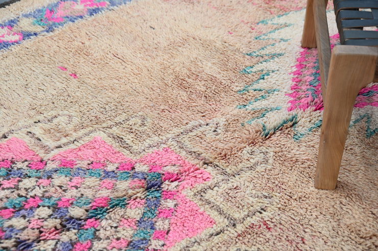 Vintage 1970s Handwoven Boujaad Rug, 355 x 200 cm, V-124