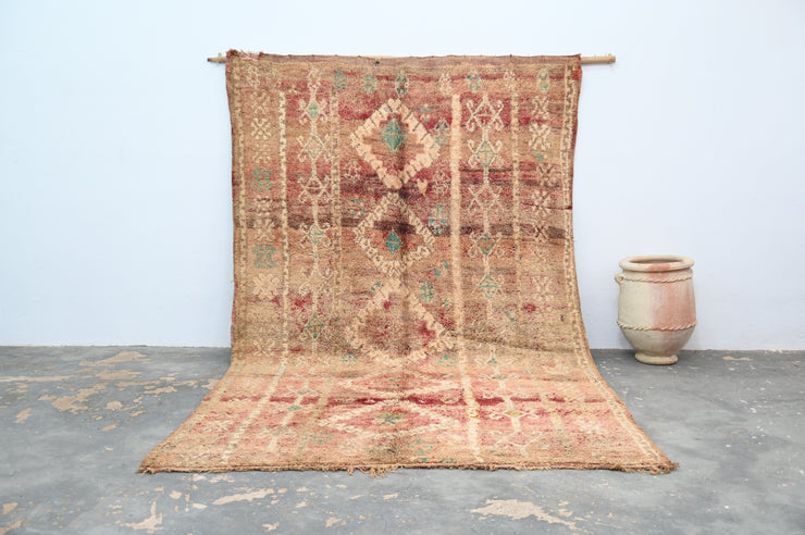 Vintage 1970s Handwoven Boujaad Rug, 305 x 210 cm, V-131