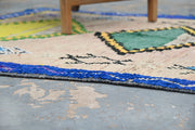 Vintage 1970s Handwoven Boujaad Rug, 355 x 150 cm, V-141
