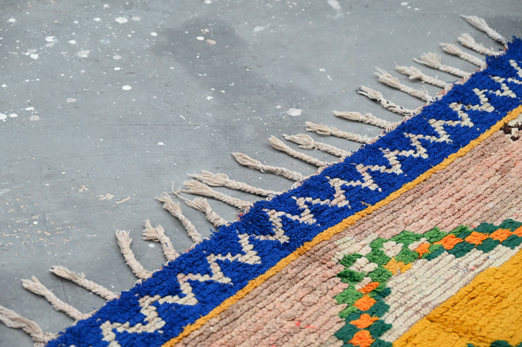 Vintage 1970s Handwoven Boujaad Rug, 355 x 150 cm, V-141