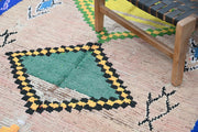 Vintage 1970s Handwoven Boujaad Rug, 355 x 150 cm, V-141