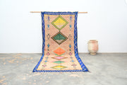 Vintage 1970s Handwoven Boujaad Rug, 355 x 150 cm, V-141