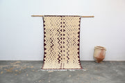 Beni Ouarain Rug, 252 x 137 cm, MSO-406