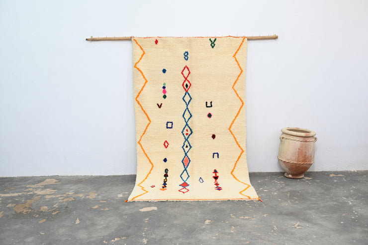 Handgemaakte Azilal Tapijt, 245 x 145 cm, AZO-240