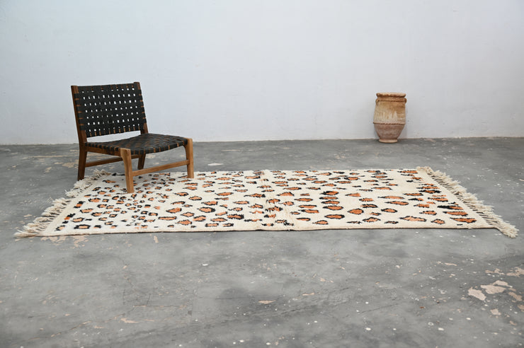 Handgjord Azilal-matta, 260 x 145 cm, AZO-547