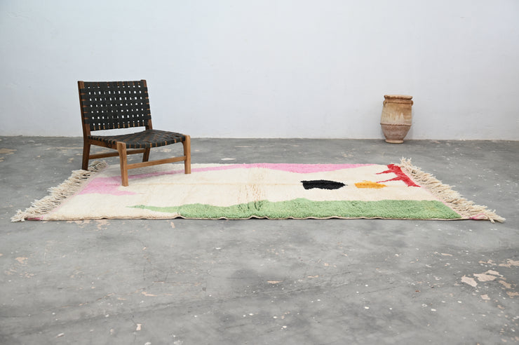 Handgjord Azilal-matta, 255 x 145 cm, AZO-548
