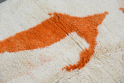 Handgjord Azilal-matta, 250 x 135 cm, AZO-550