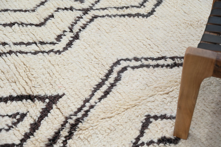 Beni Ouarain Rug, 235 x 145 cm, AZO-617