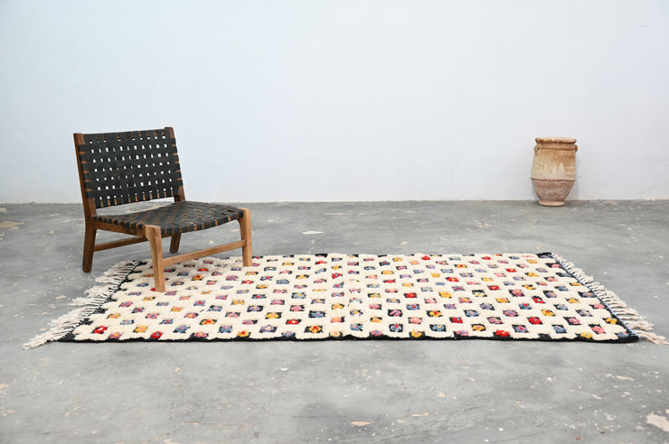 Handgjord Azilal-matta, 230 x 130 cm, AZO-556
