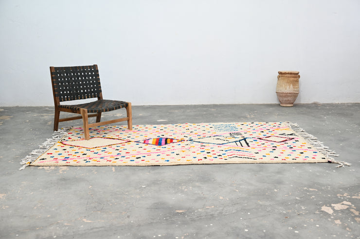Handgjord Azilalmatta, 250 x 150 cm, AZO-558