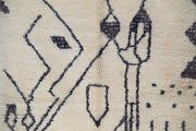 Beni Ouarain Rug, 240 x 150 cm, AZO-624