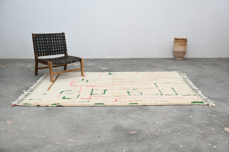 Handgjord Azilal-matta, 230 x 160 cm, AZO-560