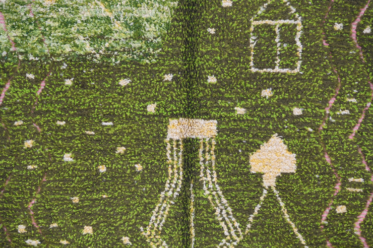 Handgjord Azilal-matta, 245 x 155 cm, AZO-566