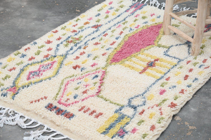 Handmade Azilal Rug, 135 x 105 cm, PO-439
