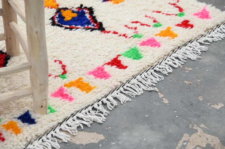 Tapis Azilal fait main, 155 x 110 cm, PO-453