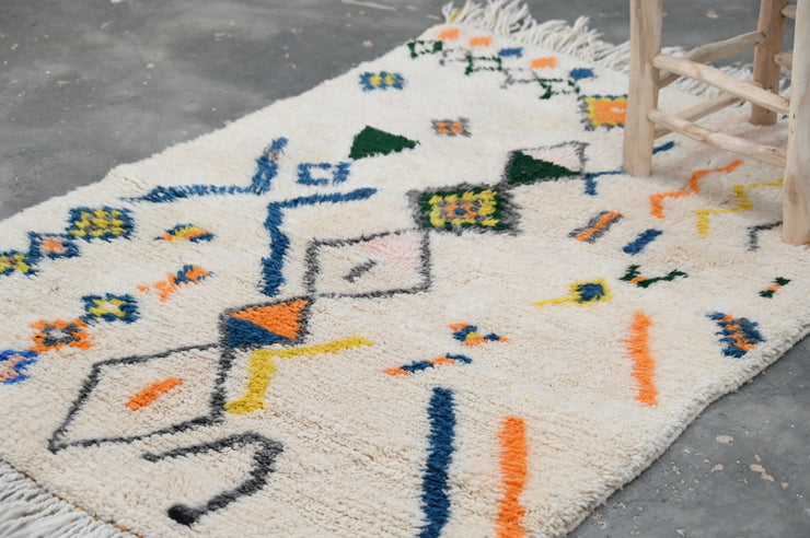 Tapis Azilal fait main, 145 x 95 cm, PO-455