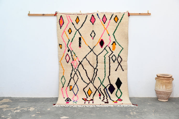 Handmade Azilal Rug, 215 x 145 cm, AZO-571
