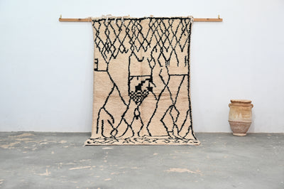 Beni Ouarain Rug, 245 x 150 cm, AZO-577