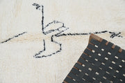 LARGE Beni Ouarain Rug, 300 x 210 cm, GO-742