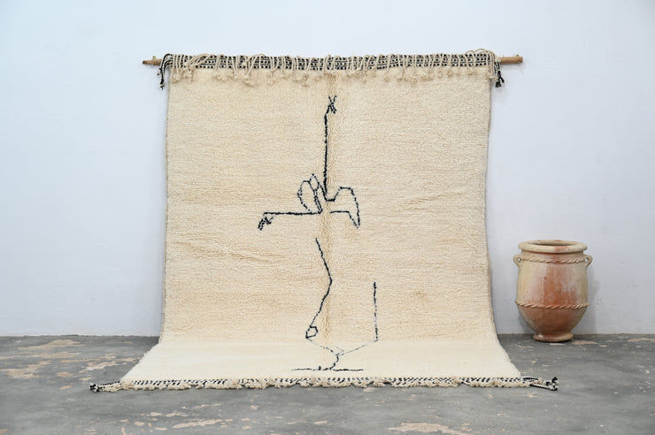 LARGE Beni Ouarain Rug, 300 x 210 cm, GO-742