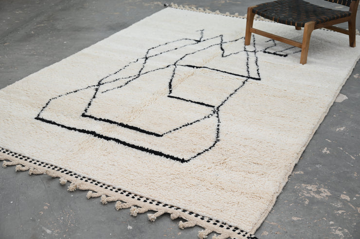 LARGE Beni Ouarain Rug, 310 x 200 cm, GO-752