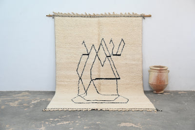 LARGE Beni Ouarain Rug, 310 x 200 cm, GO-752