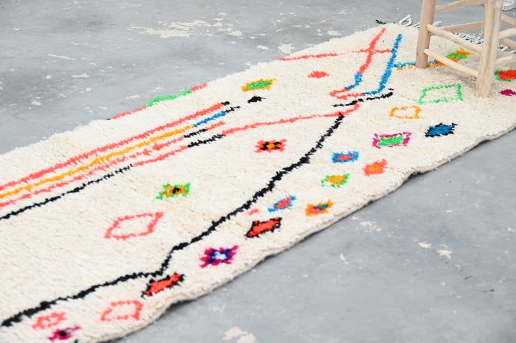 Handmade Azilal Rug, 305 x 85 cm, RO-215