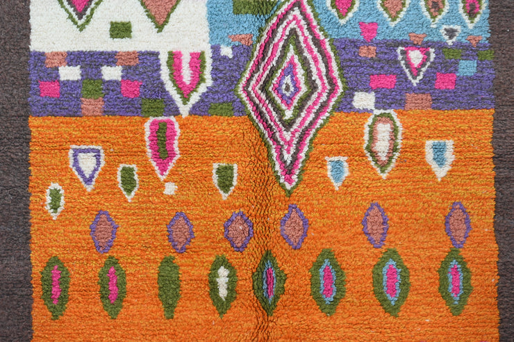 Alfombra Azilal hecha a mano, 255 x 160 cm, AZO-661