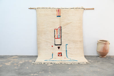 Handgjord Azilal-matta, 260 x 170 cm, AZO-668