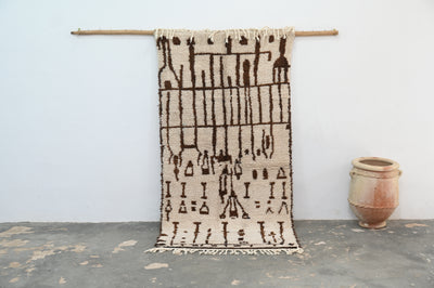 Alfombra Beni Ouarain, 235 x 120 cm, AZO-670