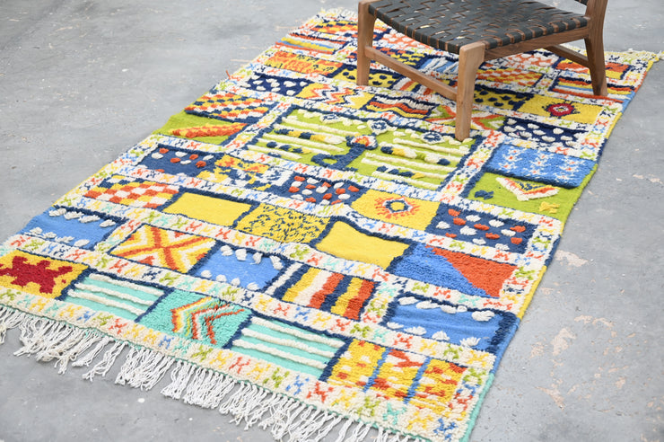 Tappeto Azilal Fatto a Mano, 235 x 140 cm, AZO-681