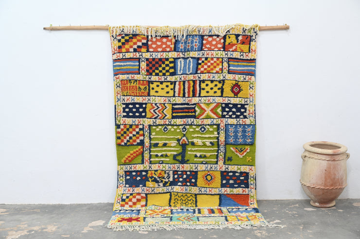 Tappeto Azilal Fatto a Mano, 235 x 140 cm, AZO-681