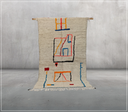 Handmade Azilal Rug, 255 x 140 cm || 8,37 x 4,59 feet,  AZ-187