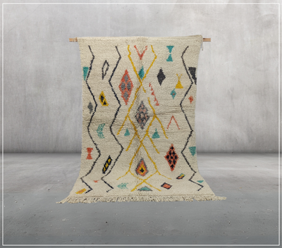 Handmade Azilal Rug, 260 x 155 cm || 8,53 x 5,09 feet,  AZ-214