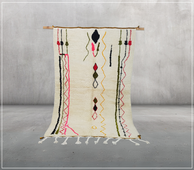 Handmade Azilal Rug, 240 x 150 cm || 7,87 x 4,92 feet,  AZ-165