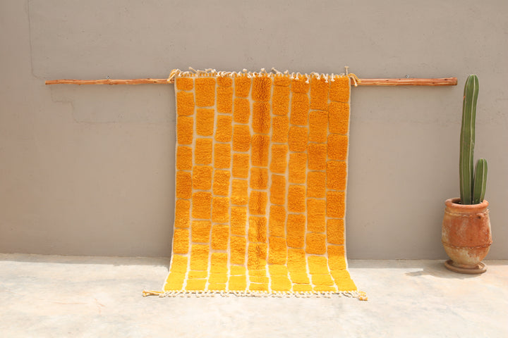 Fargerikt håndlaget teppe, 245 x 165 cm - AZ852
