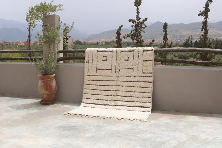 Beni Ouarain Tæppe, 240 x 150 cm - AZ858