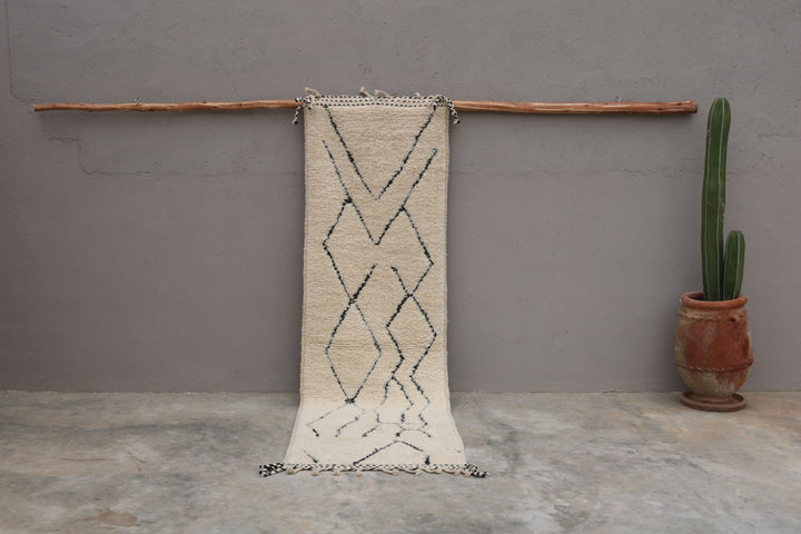 Tappeto Beni Ouarain, 285 x 85 cm - R318
