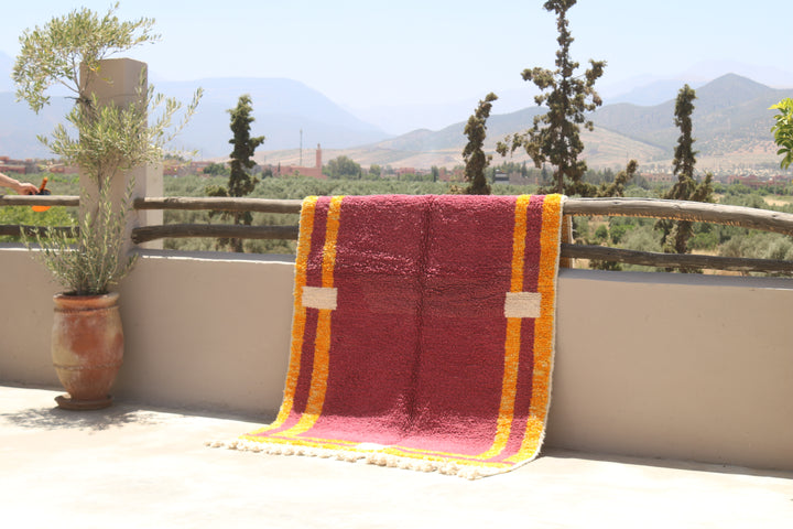 Tapis Azilal fait main, 255 x 150 cm, AZ824