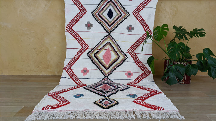 Boucherouite Rug, 215 x 125 cm || 7.05 x 4.1 feet