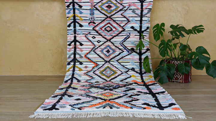 Boucherouite Rug, 230 x 120 cm || 7.55 x 3.94 feet