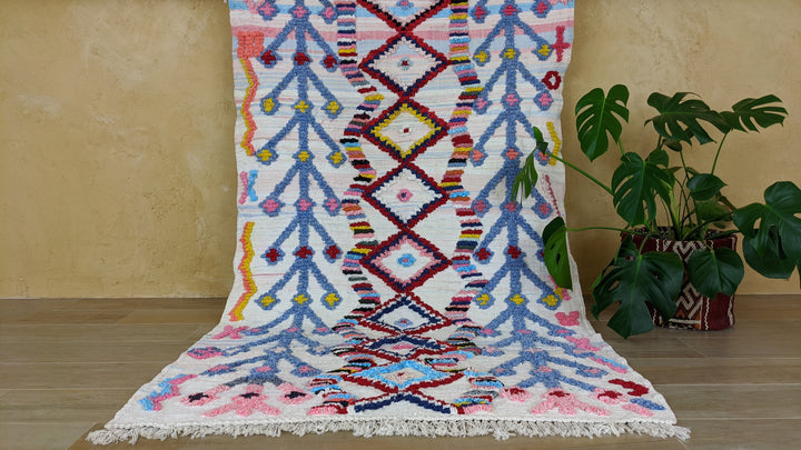 Boucherouite Rug, 205 x 123 cm || 6.73 x 4.04 feet