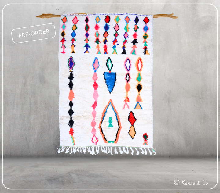 Tapis Azilal fait main – Pré-commande #AZ121